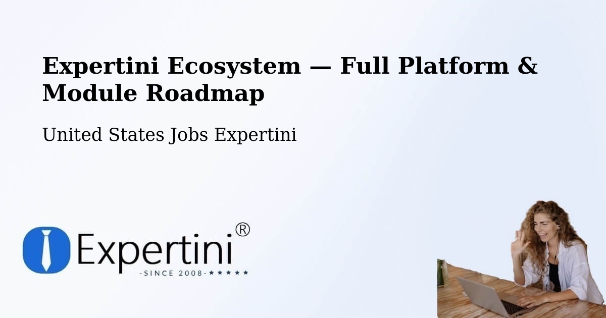 Expertini Ecosystem — Full Platform & Module Roadmap – Enfield